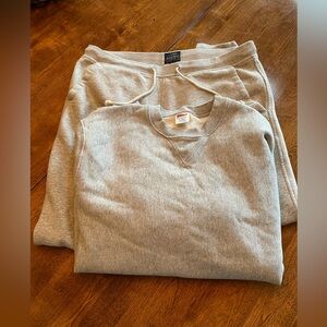 J Crew sweatshirt and pants